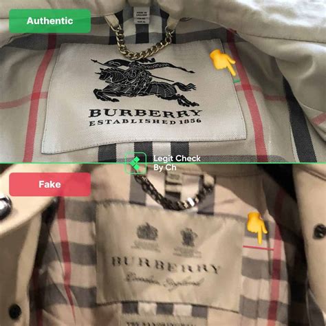 how to spot a fake burberry raincoat|authenticate burberry item.